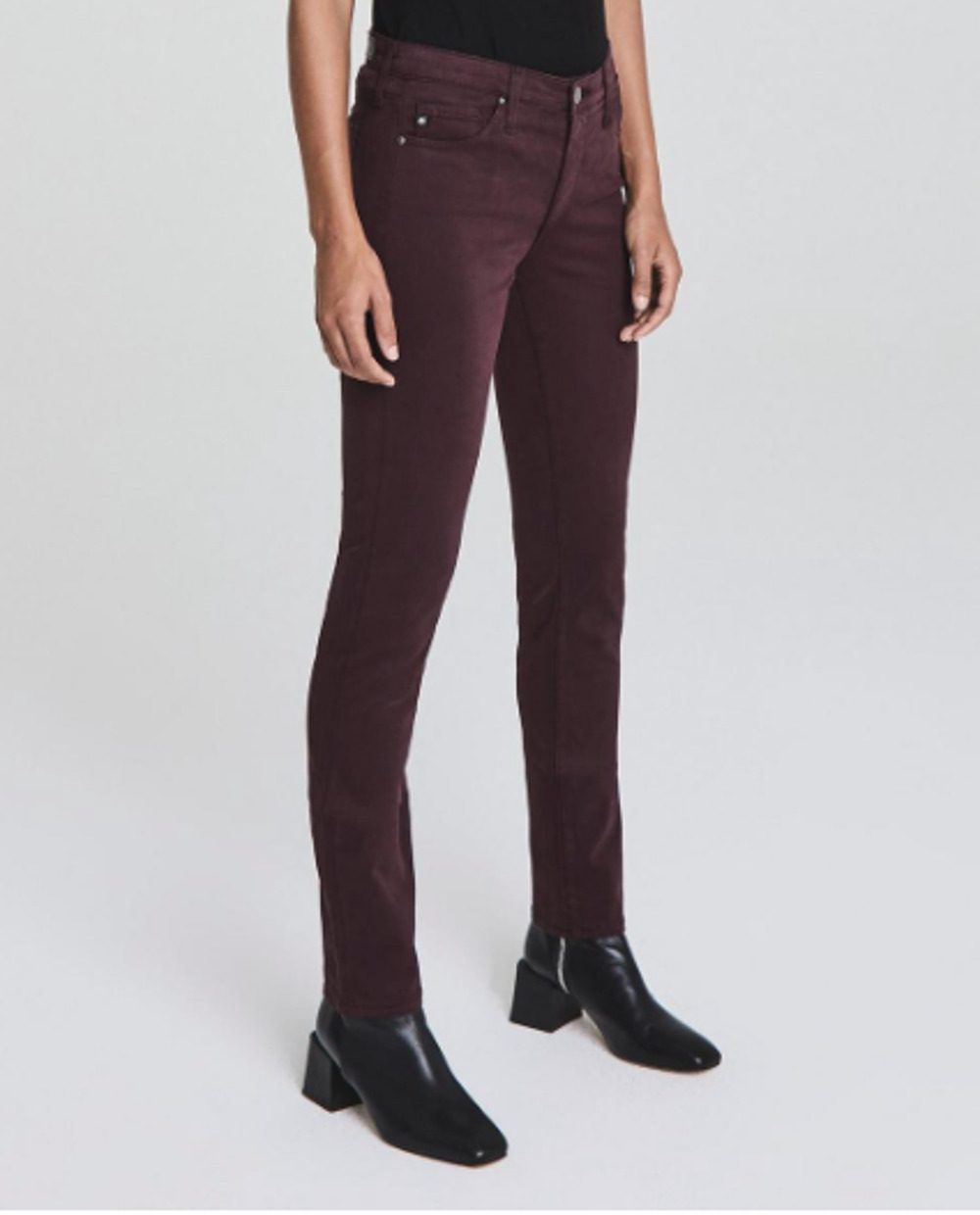 AG DENIM NWT Prima Cigarette Leg Skinny Denim Pant in Derby // 00 (24)